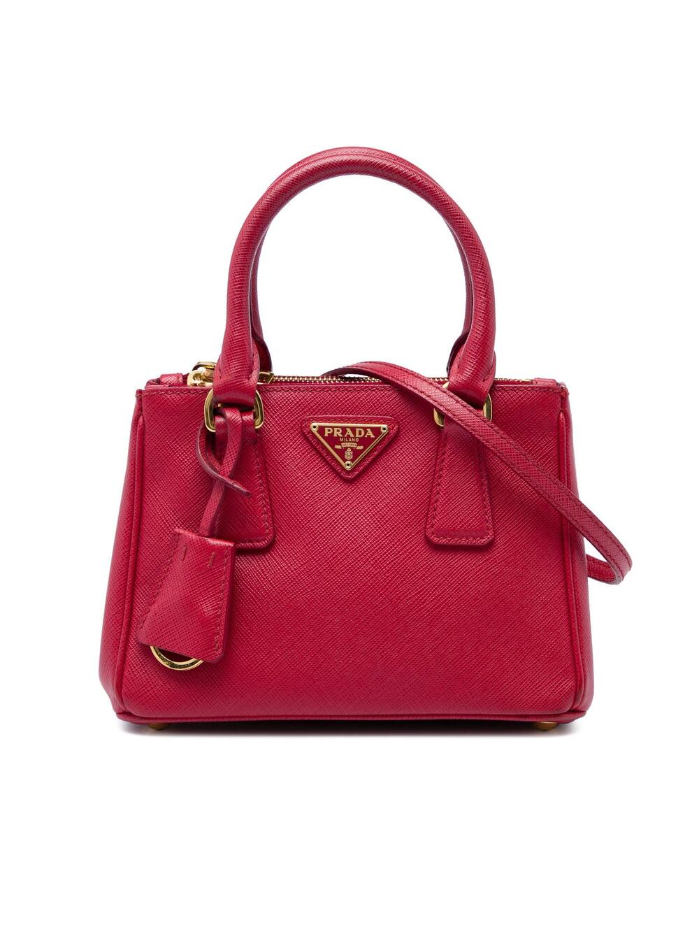 Prada Mini Saffiano Lux Galleria Double #360061P10B